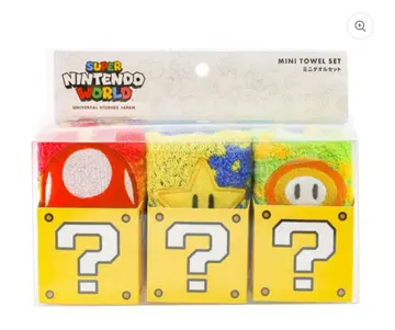 USJ 유니버설 스튜디오 재팬 닌텐도 월드 미니 타월 세트