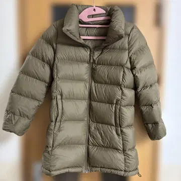 무인양품 경량 다운 자켓 브라운 컬러 M 사이즈
