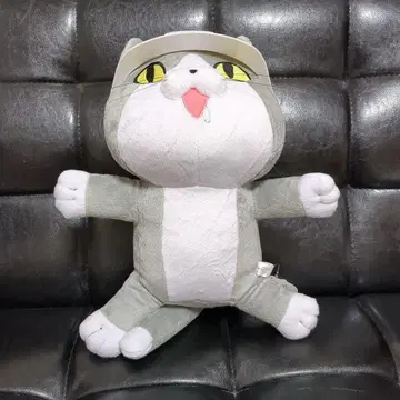 일하는 고양이 BIG 봉제 인형