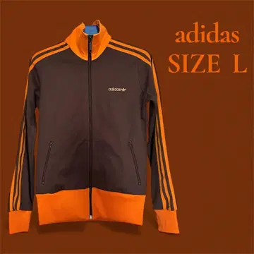 [초인기 컬러] adidas 저지 L 사이즈 브라운/오렌지 국기 택