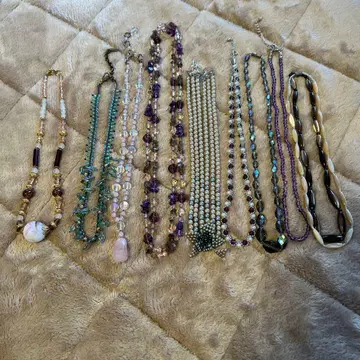 비즈 목걸이 세트