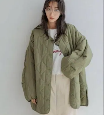 LOWRYS FARM 퀼팅 블루종 116441