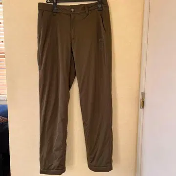 zoy 여성용 방한 축열 충전솜 팬츠 38 카키 올리브