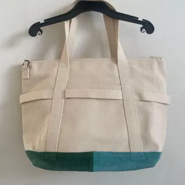 토트백 바이컬러 토트백 통학 가방 여행 가방