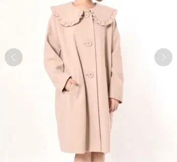 MIL 롱 코트 핑크