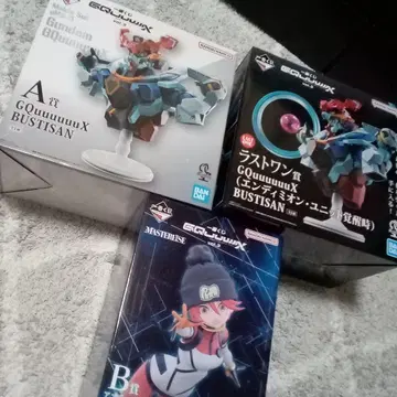 제일복권 건담 지크 액스 A상 B상 라스트원상 3종 세트 덤 포함