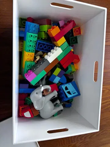LEGO 블록과 코끼리 피규어 세트