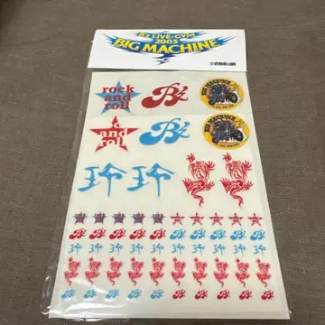B'z LIVE-GYM 2003 BIG MACHINE 전사 씰