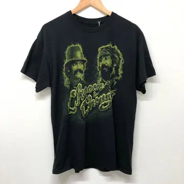 US 구제 의류 'CHEECH & CHONG' 티셔츠 영화 티셔츠 대마