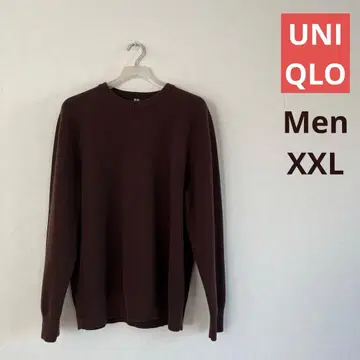 유니클로 [ 워셔블 밀라노 리브 크루넥 스웨터 ]