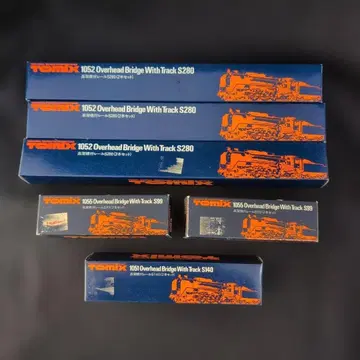 TOMIX 1052, 1051, 1055 고가교 부착 레일 (2개 세트)