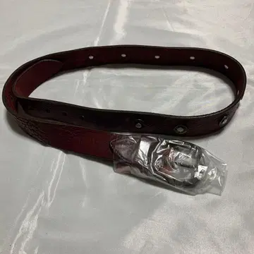 도치기 가죽 천연 가죽 와인 컬러 벨트 1703-1012-7 T46
