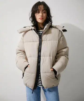 더 베리 웜 다운 자켓 빨간색 겉옷 겨울 아우터 뉴욕