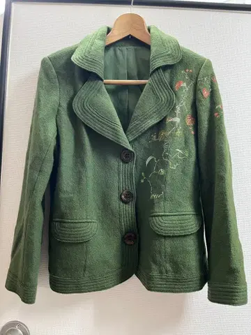 그린 테일러드 울 자켓 (noa-ge )