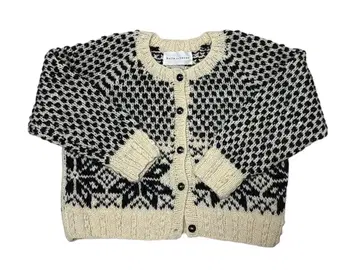 뷔르데사봉 노르딕 무늬 가디건