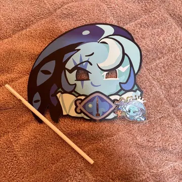 쿠키 킹덤 쉐도우 밀크 쿠키 4주년 기념 키링 가면