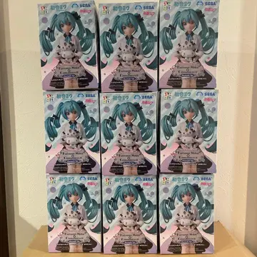 [ 9개 세트 ] 하츠네 미쿠 시나모롤 피규어 오스마시ver.