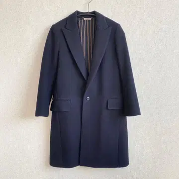 beautiful people 네이비 체스터 코트 130