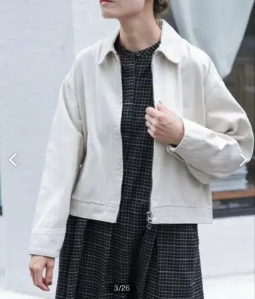 새상품 DOORS FORK&SPOON 가먼트 다이 트윌 지퍼 블루종