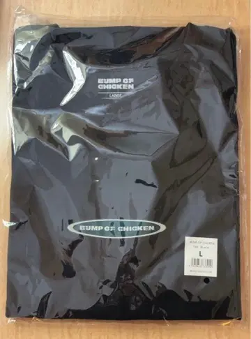 BUMP OF CHICKEN 로고 티셔츠 블랙 T셔츠 L 사이즈
