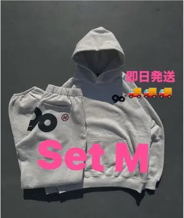 9090 90 로고 오리지널 후드 셋업 M