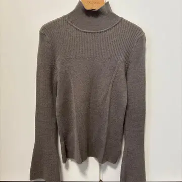 SNIDEL 터틀넥 니트 그레이지