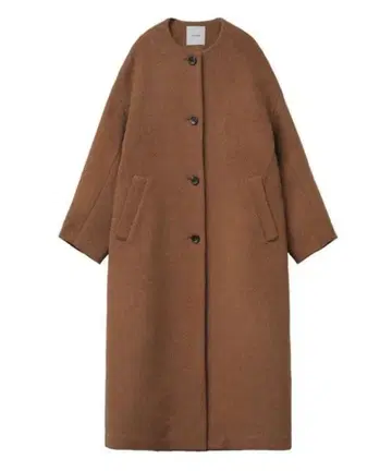 CLANE 컬러리스 울 코쿤 코트