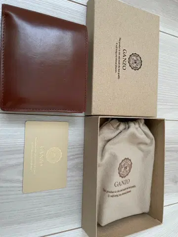 간조 GANZO 신 브라이들 접이식 지갑 헤이즐