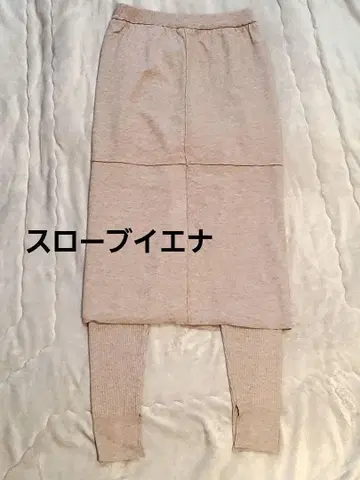 슬로브 이에나 레이어드 레깅스 스커트