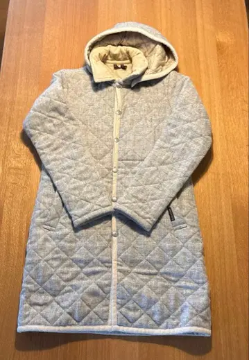 라벤햄 퀼팅 코트 울