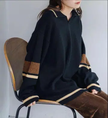 Kastane 스키퍼 라인 니트 풀오버 가격 인하 불가