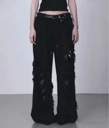 TREEMINGBIRD DAMAGE WIDE SWEAT PANTS