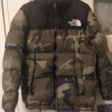 THE NORTH FACE 카모플라쥬 다운 자켓 M 남녀 공용