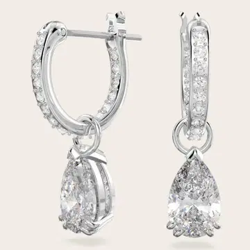 SWAROVSKI 후프 귀걸이