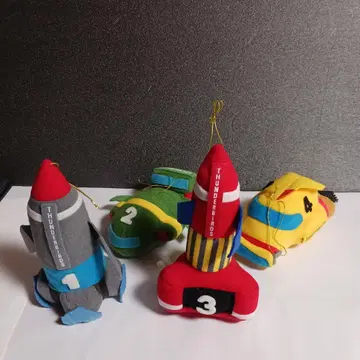 썬더버드 매달기 마스코트 봉제 인형