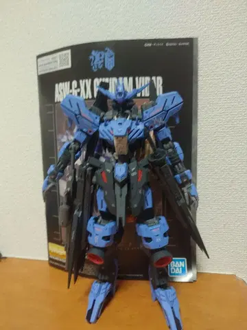 건담 프라모델 풀 메카닉스 건담 비다르 도색 완성품 동시 300엔 할인