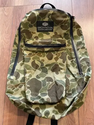 BAG'n'NOUN 카모 패턴 백팩
