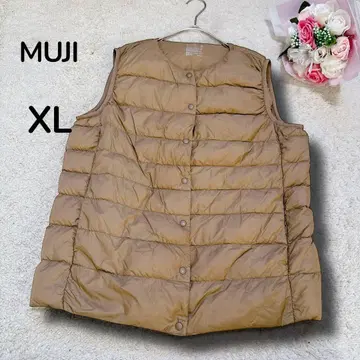 [ 무인양품 ] 경량 포켓 다운 베스트 노카라 XL