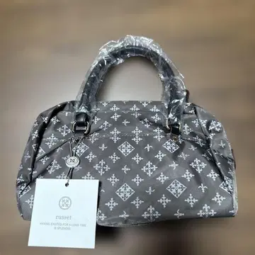 russet 그레이 꽃무늬 핸드백