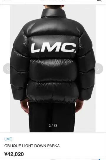 [ LMC ] OBLIQUE LIGHT DOWN PARKA