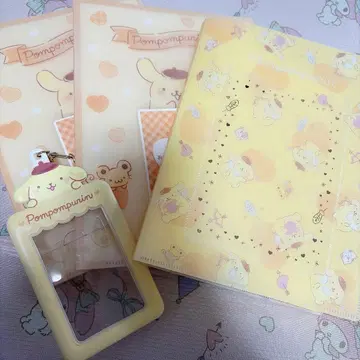 산리오 폼폼푸딩 덕질 브로마이드 파일 트레이딩 카드 파일 홀더