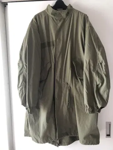 빔즈 하트 올리브 모즈 코트 롱 기장