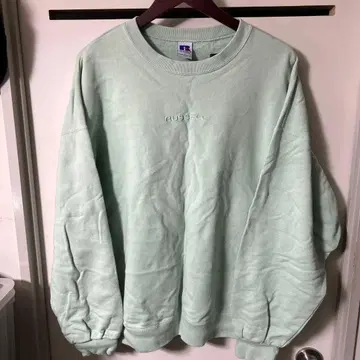 러셀 애슬레틱 민트 그린 맨투맨 L 사이즈