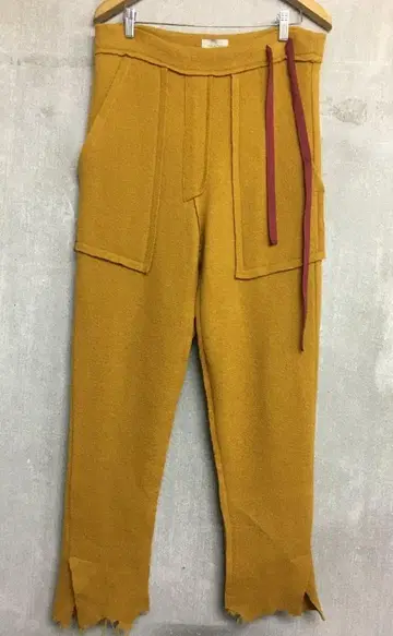 베드 포드 18AW-B-PT08 니트 밑단 컷오프 팬츠 사이즈 1