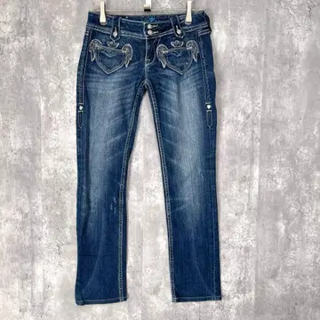 SANG REAL 스키니 데님 y2k 갸루 귀여운 캐주얼 예쁜