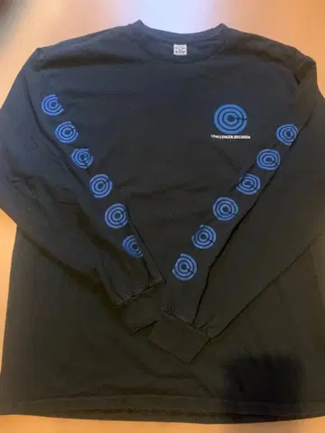 CHALLENGER RECORDS 긴팔 T셔츠 XL 블랙