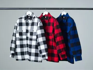 Ron Herman 버팔로 체크 셔츠 재킷