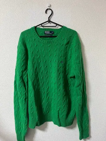 POLO 케이블 니트 스웨터