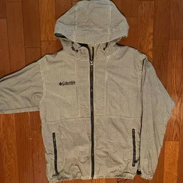 컬럼비아 나일론 자켓 하운드투스 체크 패턴 남성용 여성용 드로 코드