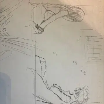 뱀파이어 기사 친필 원고 밑그림 히노 마츠리